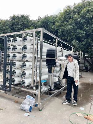 Stainless Steel PLC Reverse Osmosis Plant 70m3/H Auto Control