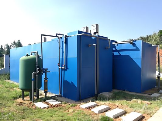 Good price 200m3 Per Day Sewage Treatment Plant AAO MBR Technology online