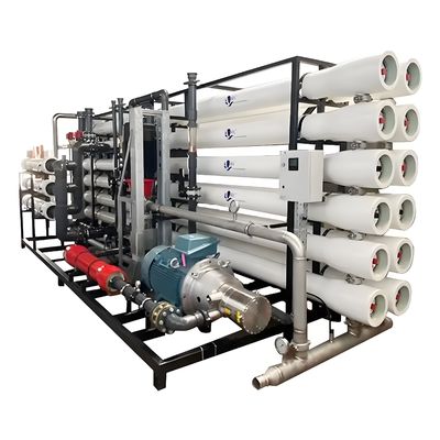 99.5% Desalting Rate Salt Water Reverse Osmosis Plant With Auto Control Valve