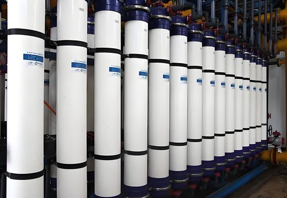 Good price 99.99% SS Removal Ultrafiltration Water System Backwashable SS304 / PVC Material online