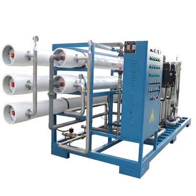 Good price 98% Salt Rejection Brackish Water Reverse Osmosis System With Siemens S7 PLC Control online