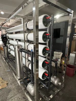 Good price 150-300 Psi Pressure RO Brackish Water System With Siemens S7 PLC Control online