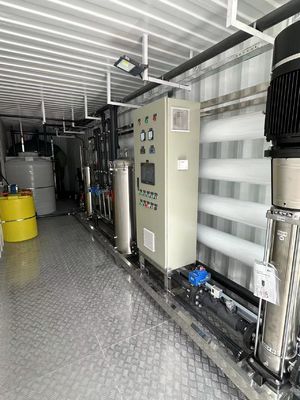 Good price 25m3 Per Hour Containerized RO System With Grundfos / CNP Pump online