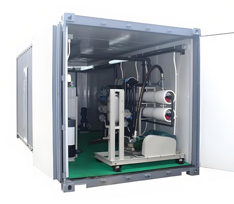 Good price 99% Salt Rejection Rate Containerized RO System With Media Filter Pretreatment online