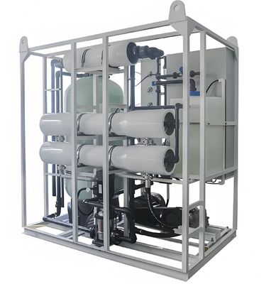 Good price 100-1000M3/Day Salt Water Treatment System With Duplex Steel 2205 online
