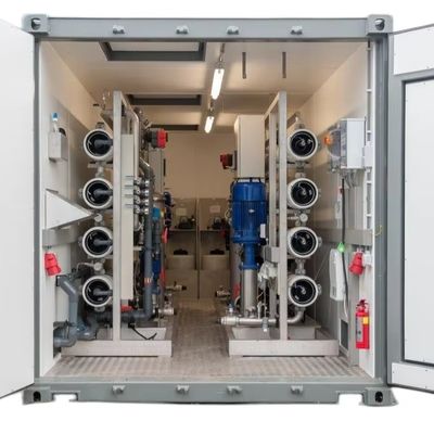 Good price 500m3 Per Day Container Type Reverse Osmosis System with 25000L/Hour Capacity and 40kw Power for Water Treatment online