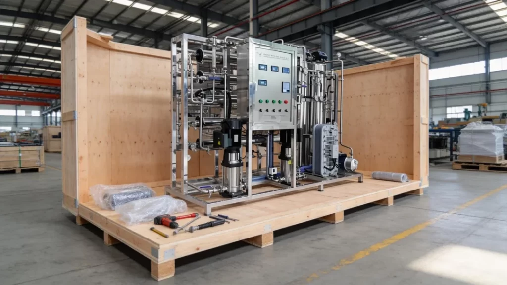 1000LPH EDI Water Treatment System for Ultrapure Water Packaging and Global Delivery