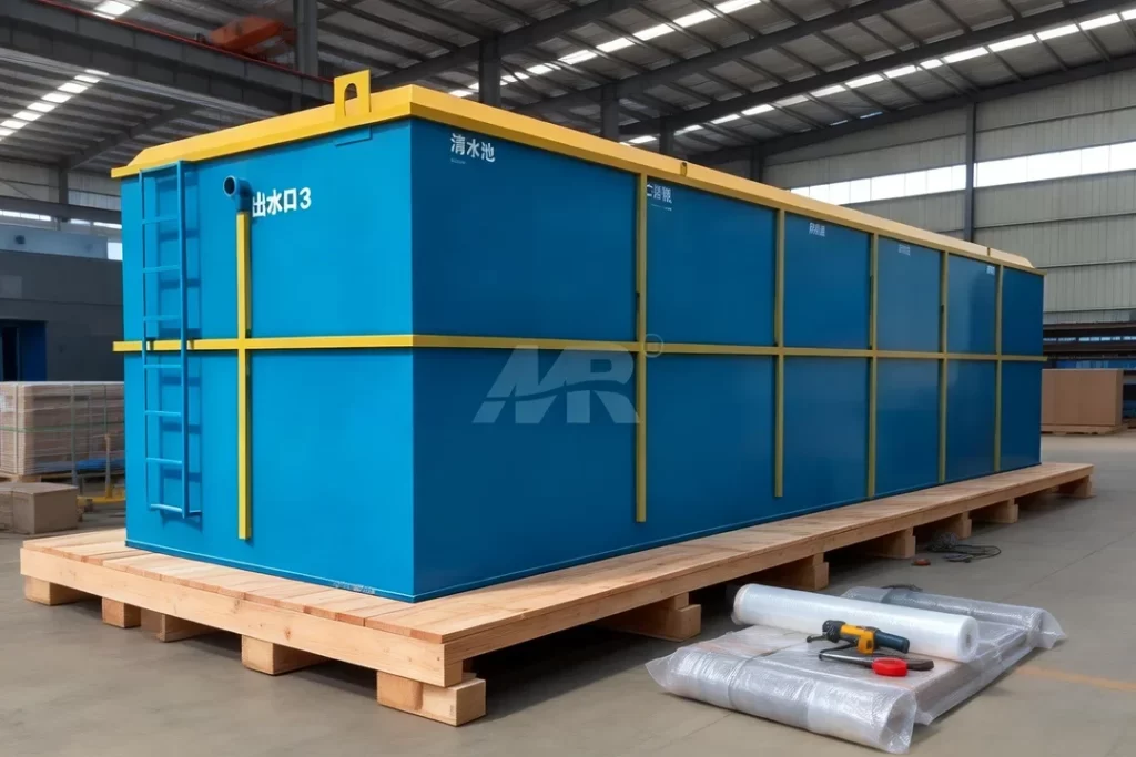 10THour Domestic sewage Treatment MBR Plant  Packaging and Global Delivery