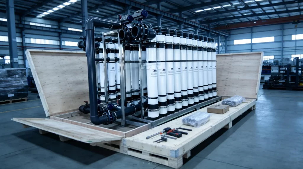 150TH Ultrafiltration Industrial Wastewater Plant Packaging and Global Delivery