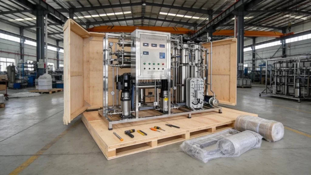 1TH Electrodeionization System Fully Automated Operation Packaging and Global Delivery