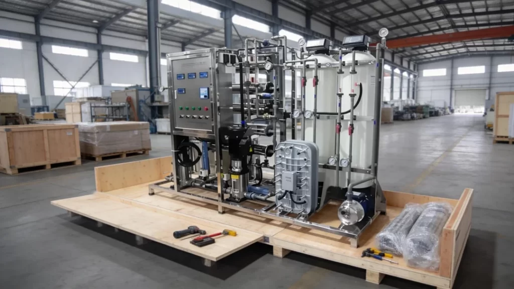 1m3Hour Continuous Electrodeionization System Packaging and Global Delivery