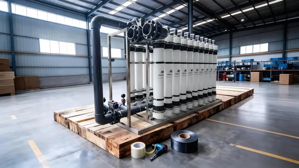 200TH Ultrafiltration Water System for Wastewater Treatment Packaging and Global Delivery