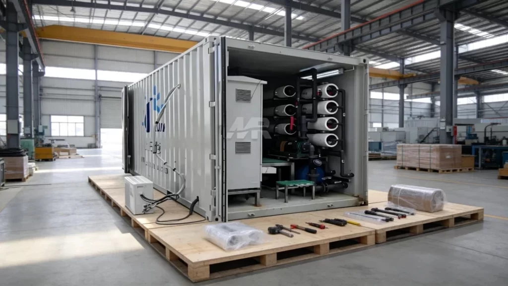 25TH Groundwater Desalination Containerized RO Systems Packaging and Global Delivery