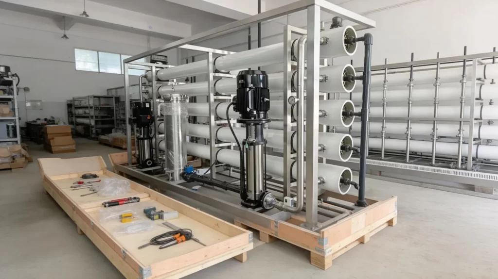 25TH Reverse Osmosis Water Purification System  Packaging and Global Delivery