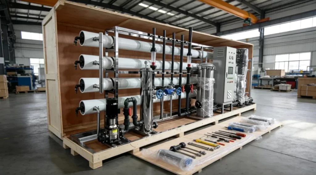 25TH Underground Water Desalination Reverse Osmosis Plant Packaging and Global Delivery