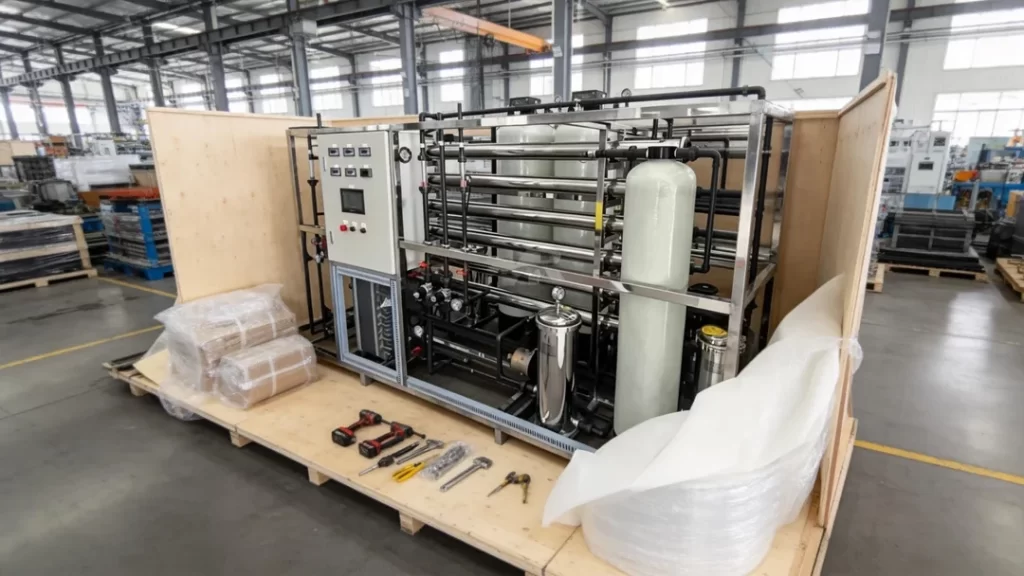 2TH Electrodeionization Water Treatment Process System Packaging and Global Delivery