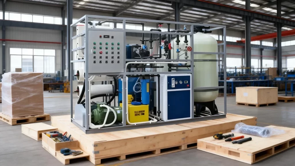 2m3Hour Desalination System for Sea Water Treatment Packaging and Global Delivery