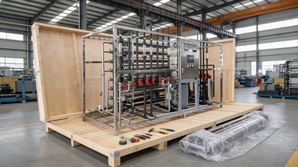 2m3Hour Electrodeionization Water Treatment System  Packaging and Global Delivery