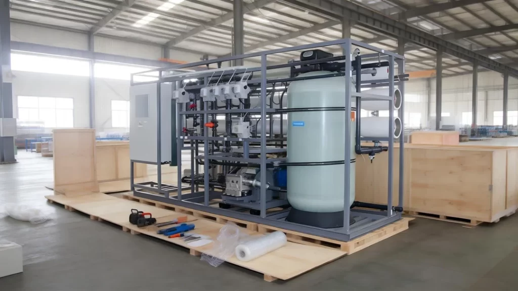 2m3Hour Seawater Reverse Osmosis Desalination Plant Packaging and Global Delivery