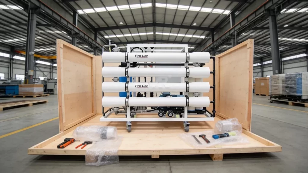 2m3Hour Seawater Reverse Osmosis System for Desalination Packaging and Global Delivery