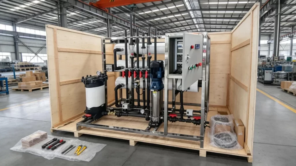 3TH Reverse Osmosis Water Filtration for Food Industry Packaging and Global Delivery