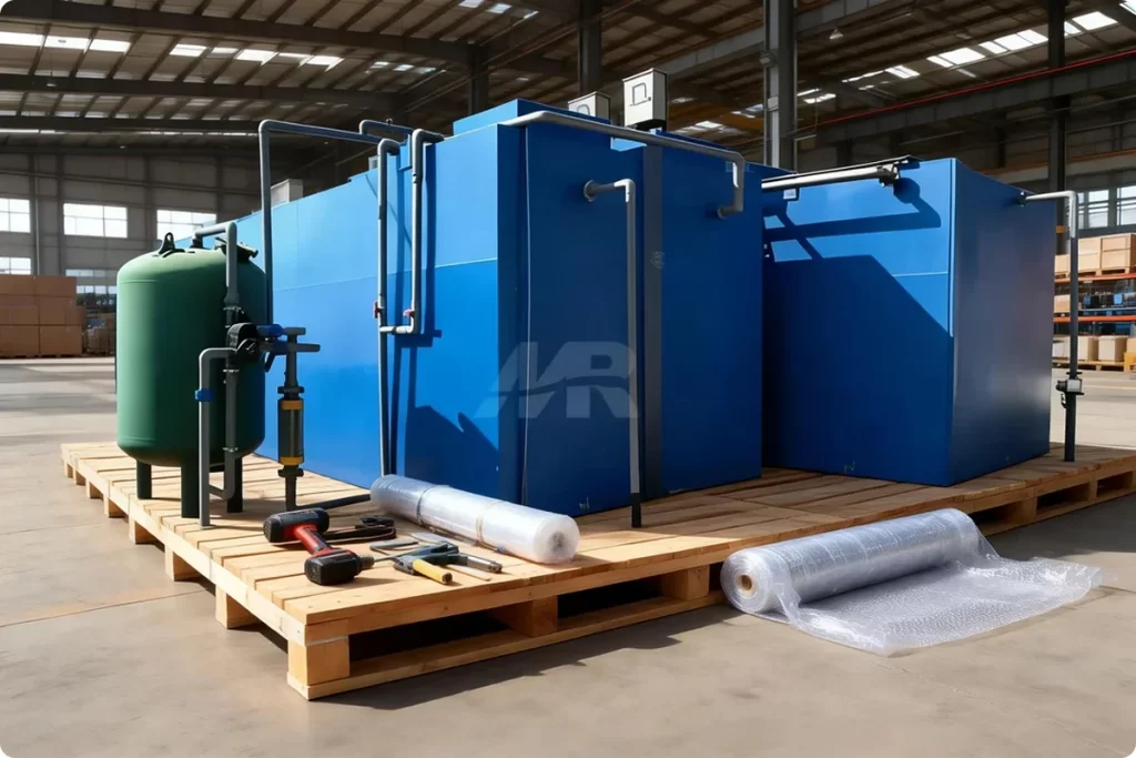 6THour Domestic Sewage Wastewater Treatment Plant Packaging and Global Delivery
