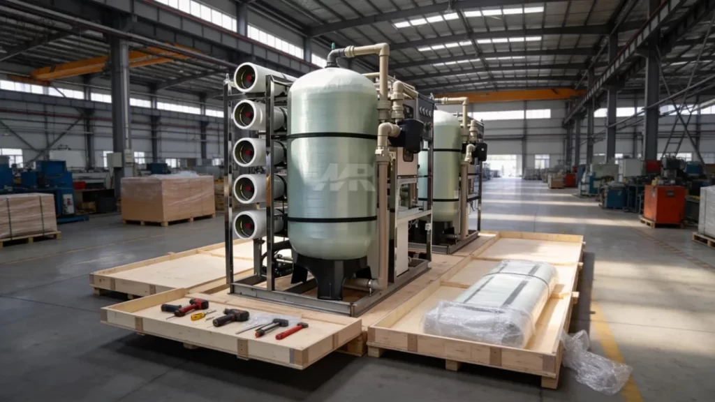 8m3Hour SWRO Equipment for Desalination Plant Process Packaging and Global Delivery