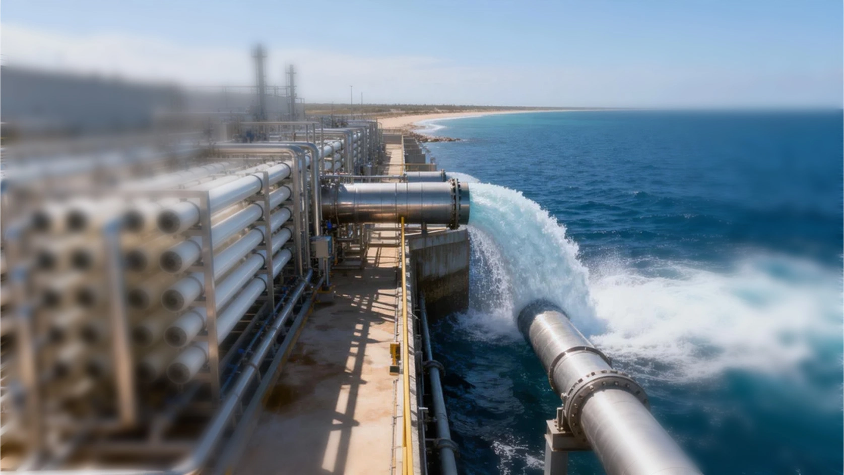 This system provides purified water for food and beverage manufacturing, ensuring water quality that meets regulatory standards and contributes to the safety and integrity of products.